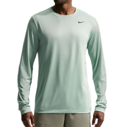 Мужская теннисная футболка с длинным рукавом Nike Dri-Fit Legend Long Sleeve Fitness - steam/black