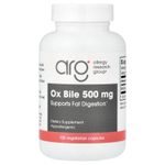 Allergy Research Group, быковая желчь, 500 мг, 100 вегетарианских капсул