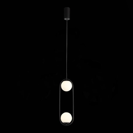 SL395.403.02 Подвес ST-Luce Черный/Белый LED 2*8W 4000K