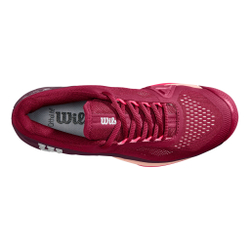 Женские теннисные кроссовки Wilson Rush Pro 4.0 All Court Shoe Women - Dark Red, Berry