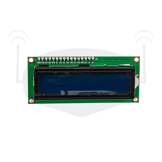 Дисплей 1602 с I2C синий