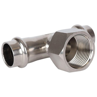 ROMMER Тройник с ВР 18x3/4" из нержавеющей стали прессовой