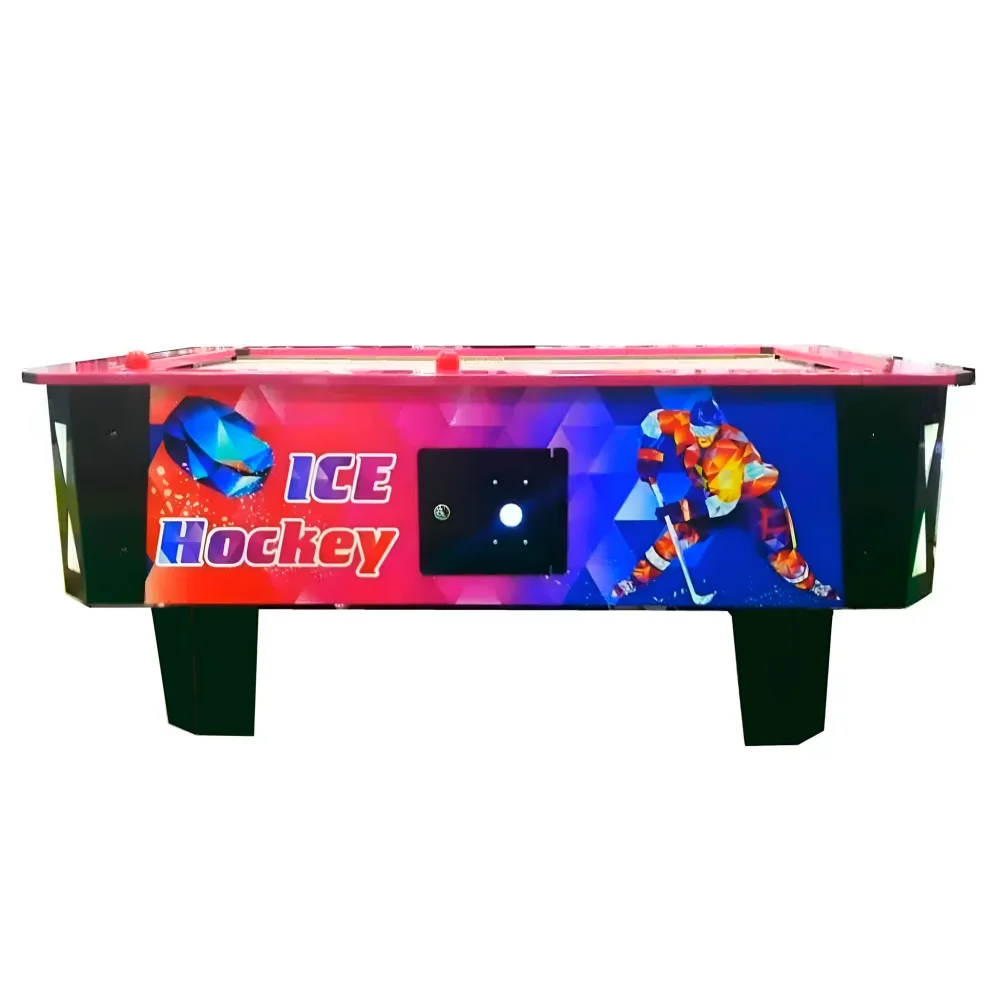 Детский аэрохоккей ICE (180х110х75 см) +дополнительная LED-подсветка углов