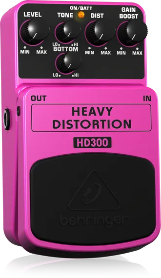 Behringer HD300- Педаль эффектов "хэви метал"-дисторшн,индивидуальные регуляторы