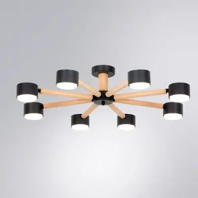 Потолочная люстра Arte Lamp TENDA A1624PL-8BK, 8хGX53