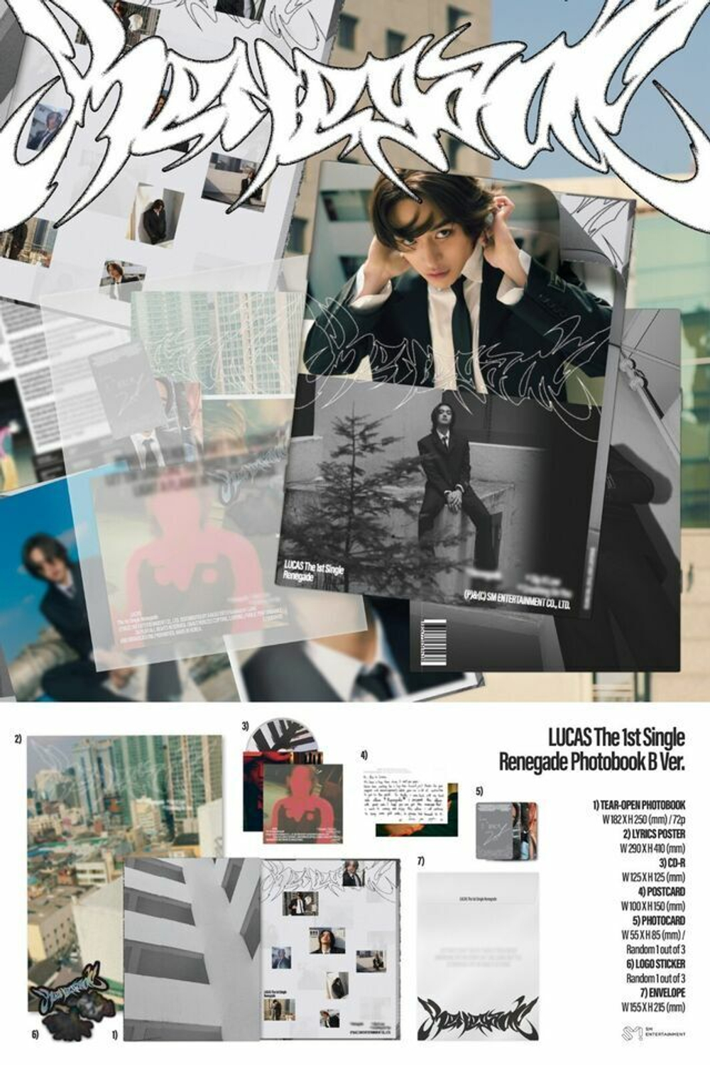 Альбом LUCAS - Renegade [Photo Book ver.] (A ver.)