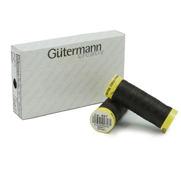 Нитки для трикотажа Gutermann Maraflex 120 (150 метров), 5 кат. | 697 венге