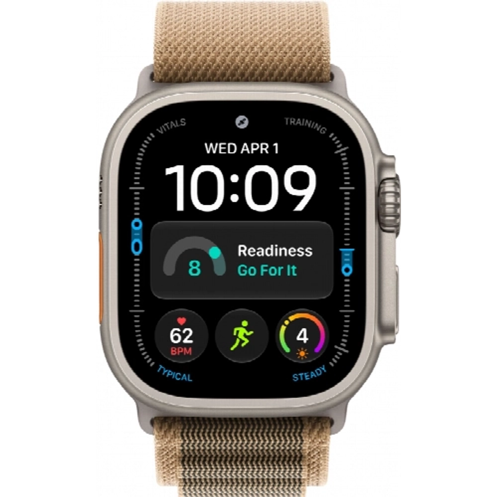Смарт-часы Apple Watch Ultra 4 49 mm, Natural Titanium case | ремешок Alpine Loop | Desert, M