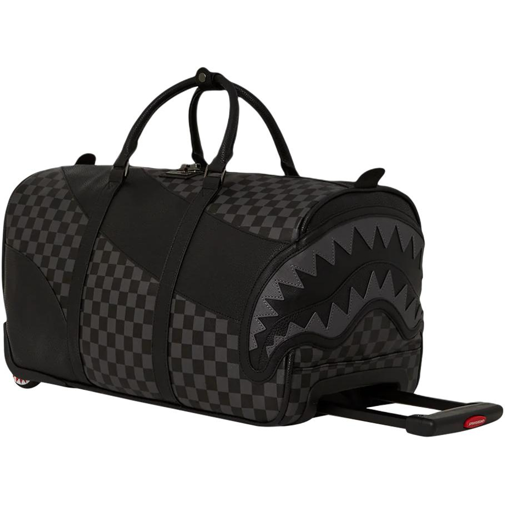 SPRAYGROUND Artificial Leather Trolley Bag 20 Inch Unisex Black