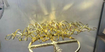 Pendant design lamp Doodle by Terzani (Gold)