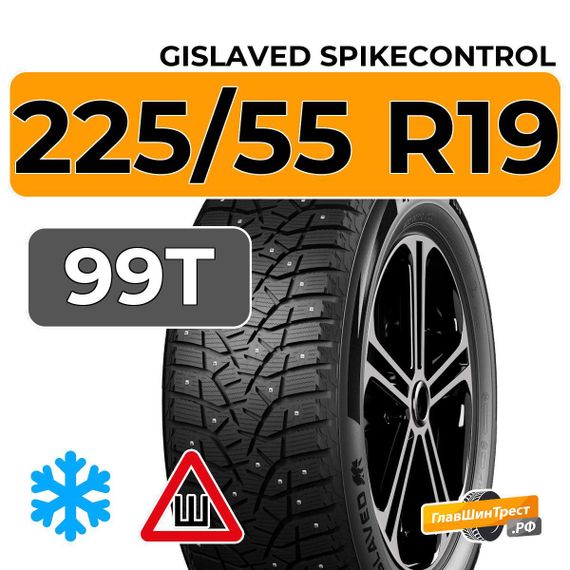 Gislaved SpikeControl 225/55 R19 99T шип.