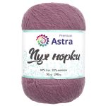 Пряжа Astra Premium (Астра Премиум) Пух норки / уп.1 мот. по 50 г, 290 м, 063 пыльный кедр