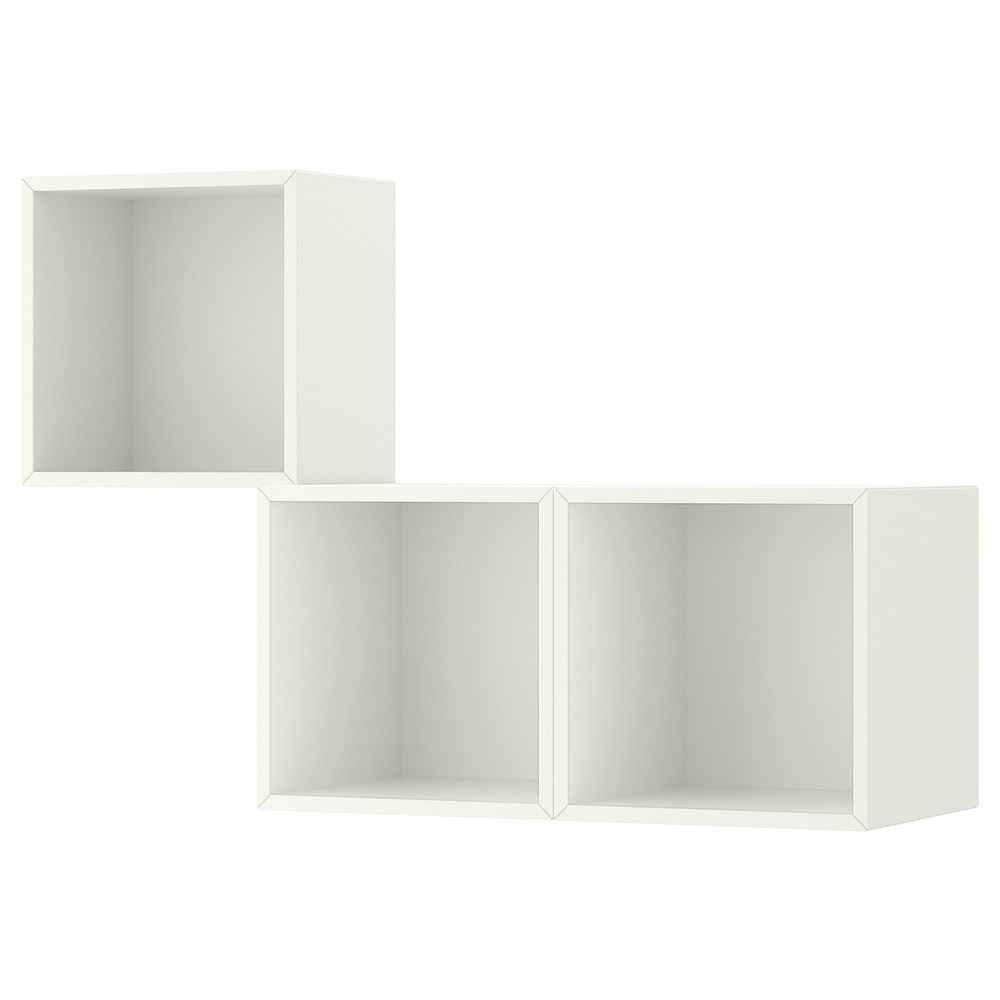 IKEA EKET  (ИКЕА ЕКЕТ)  -  Комбинация навесных шкафов - белый 105x35x70 см