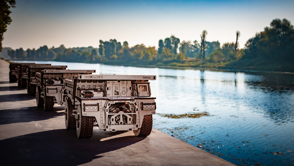 Конструктор деревянный 3D EWA BELAZ 75600