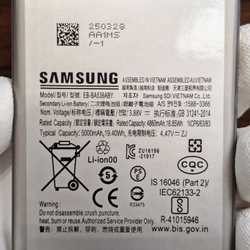 Аккумулятор для Samsung Galaxy A53 / A33 (EB-BA536ABY) Категория: "Премиум качество" АКБ 5000mAh Li-ion Polymer