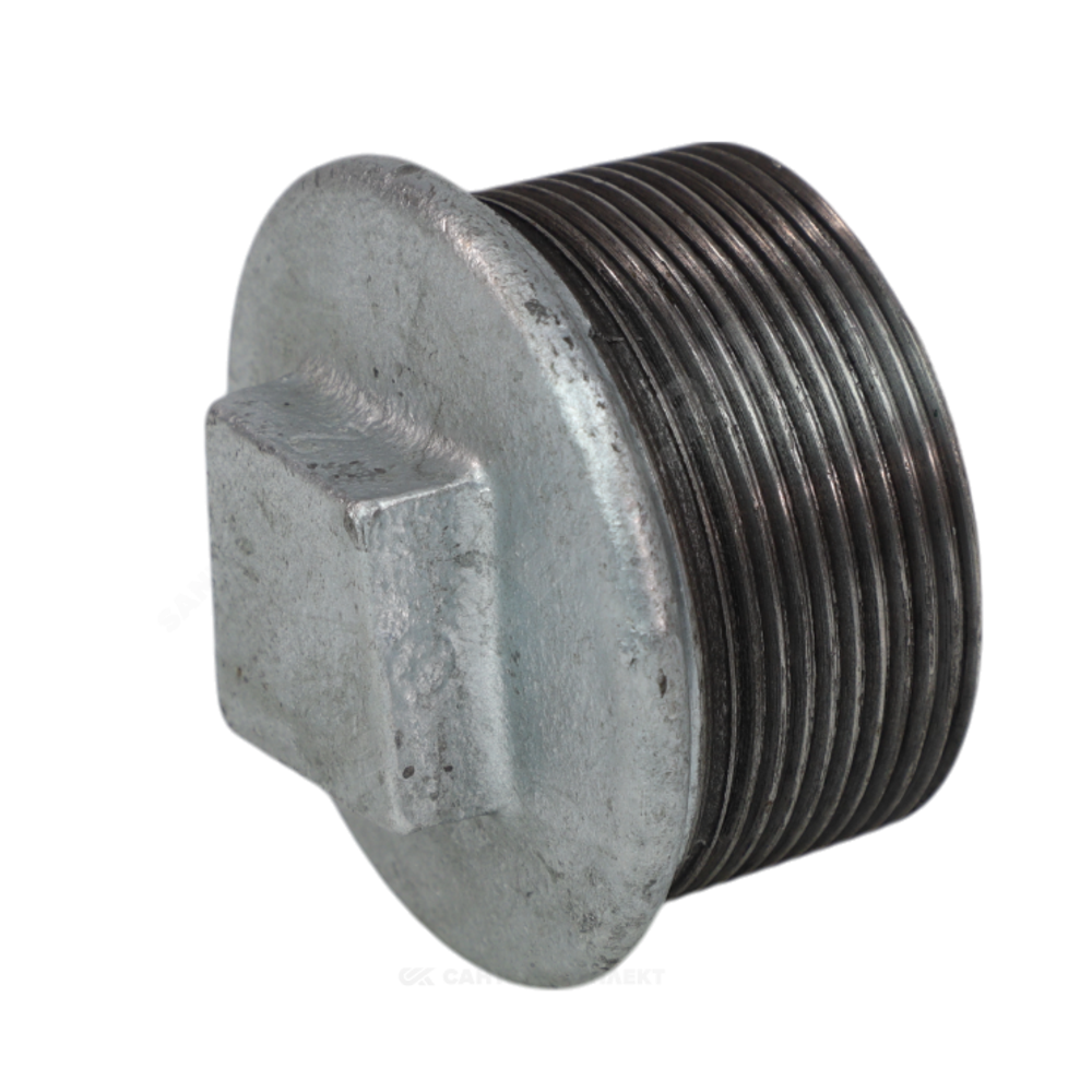 Заглушка чугун оц Ду 15 (1/2") НР Fittex PLUS