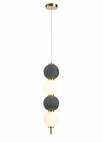Светильник подвесной светодиодный NewRgy 17168-4A COPPER GOLD, 10 Вт, золотой и латунный