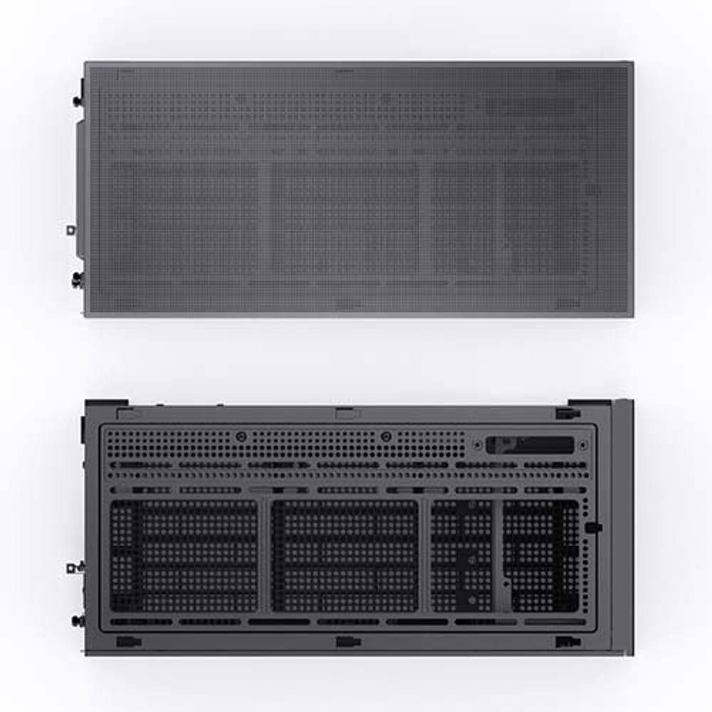 Корпус JONSBO D41 STD SC, 8" Color LCD, mini-ITX, micro-ATX, ATX, черный (без БП)
