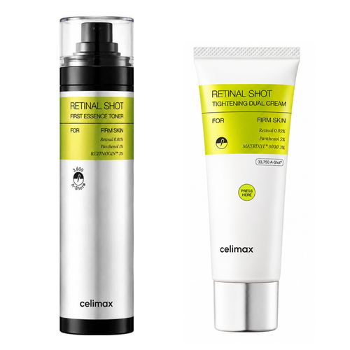 Celimax Retinal Toner & Dual Cream Set