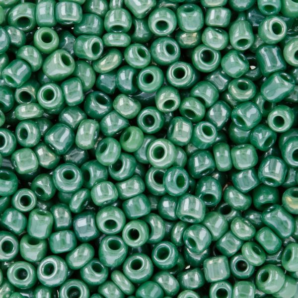 Бисер Zlatka 11/0 (2.1 мм), 100 г (10х10 г), №0127 зеленый, GR
