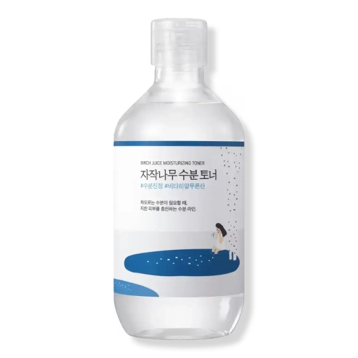 Увлажняющий тонер с берёзовым соком Round Lab Birch Juice Moisturizing Toner 300 мл. Успокаивающий тонер с экстрактами сосны и центеллы Round Lab Pine Calming Cica Toner 250 мл. (Срок годности до 30.03.2028)