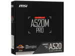 Материнская плата MSI A520M Pro, Socket AM4, AMD A520, mATX, RTL