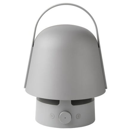 IKEA VAPPEBY  (ИКЕА ВАППЕБЙ)  -  Лампа с bluetooth-колонкой - для улицы/серая