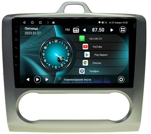 Магнитола для Ford Focus 2005 - 2011 (климат) - Vaycar VA17-003A на Android 13, Быстрая, 4G SIM-слот