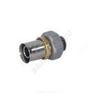 Соединитель для МП/PE-X труб латунь пресс Дн 16х1/2" под конус с накидной гайкой RM179E Giacomini RM179Y113