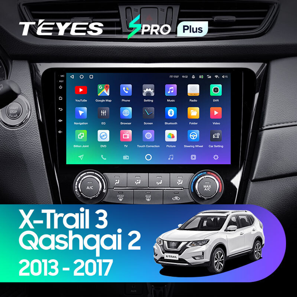 Teyes SPRO Plus 10.2" для Nissan X-Trail, Qashqai 2013-2017