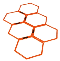 Тренировочный гаджет Yakimasport Hexa Hoops Set 6P - orange