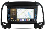 Магнитола для Hyundai Santa Fe 2006-2012 - Kuberg OL-9717 (кнопки и крутилки), Android 12, Быстрая, CarPlay, 4G SIM-слот