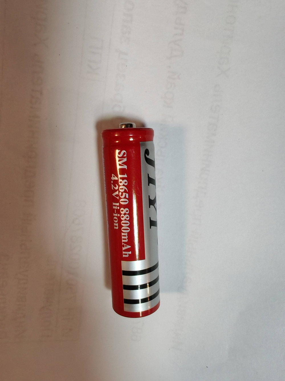 БАТАРЕЙКА UitraFlre  АККУМУЛЯТОР 3,5V 7800 КРАСНЫЙ ny 18650