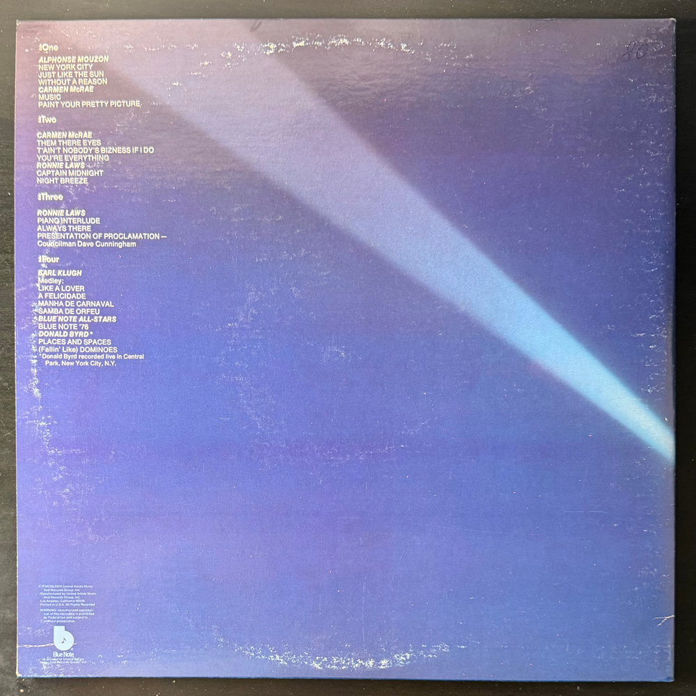 Сборник Blue Note Live At The Roxy 2LP (США 1976г.)