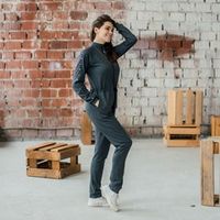 Комбинезон облегченный "Bb team" Антрацит меланж женский