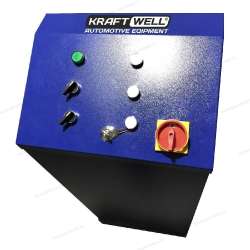 Подъемник ножничный короткий г/п 3000 кг напольный KRW3FS/220_blue