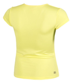 Женская теннисная футболка Bidi Badu Spectrum V-Neck - желтый
