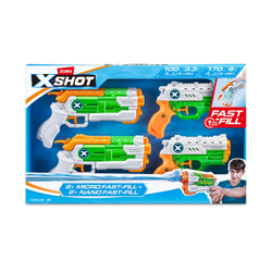 Водный пистолет X-Shot water Fast-Fill Double Micro Double Nano X2