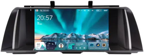 Магнитола для BMW 5-серия F10 2012-2016 NBT - Teyes CC4 монитор 9.2" 2K QLED на Android 14, Быстрейшая, Snapdragon 680, DSP, CarPlay, 4G SIM-слот