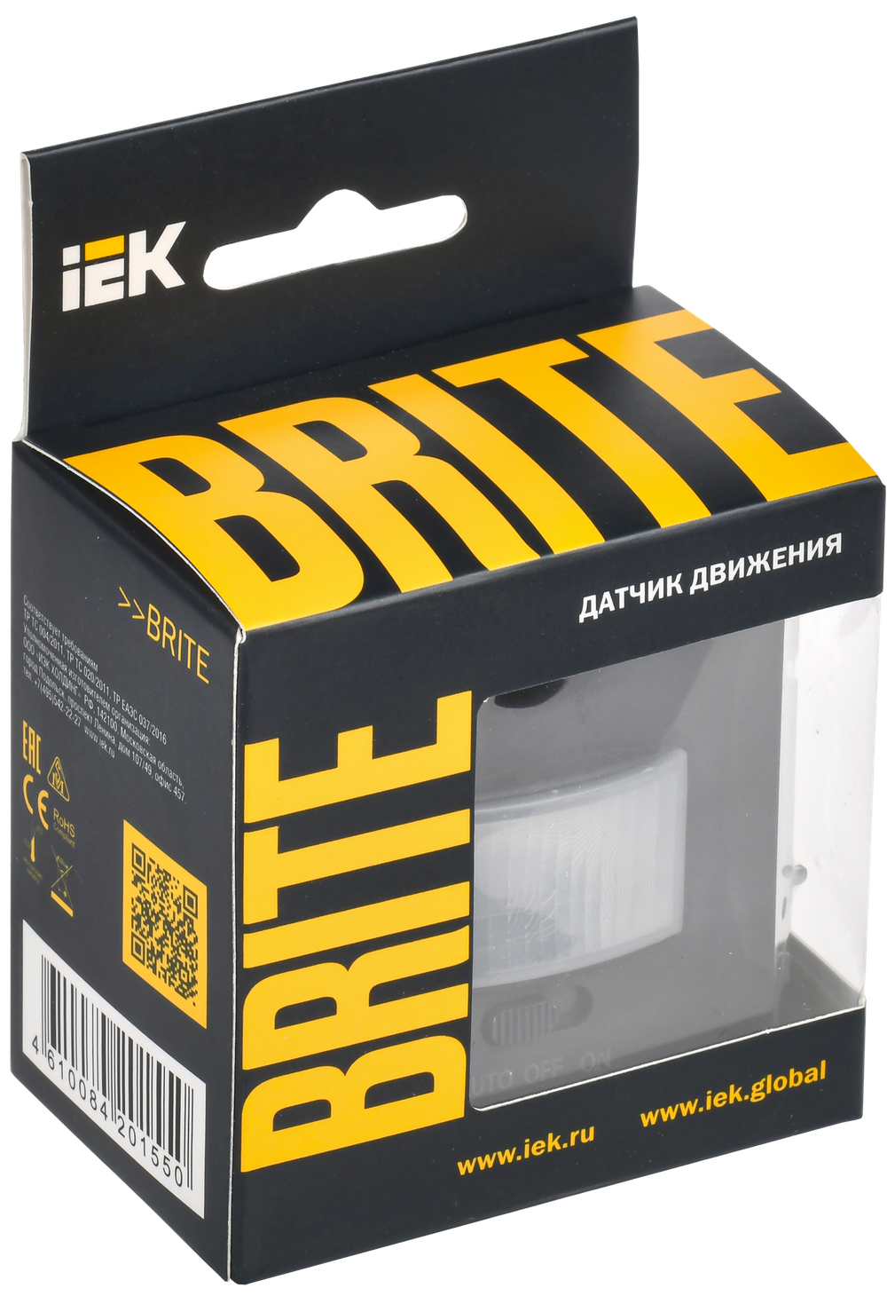 BRITE Датчик движения ДС10-1-БрГ графит IEK