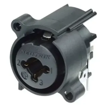 Neutrik NCJ6FI-H-0 разъем Combo, горизонт. установка на ПП без фиксатора