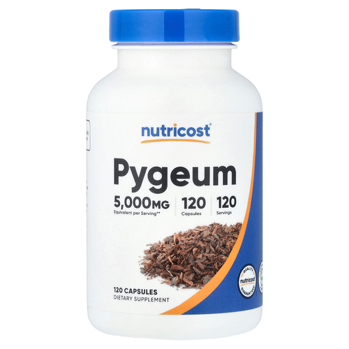 Nutricost, Pygeum, 5000 мг, 120 капсул