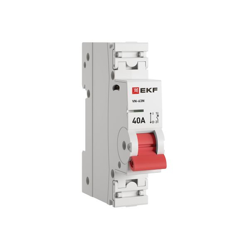 Выключатель нагрузки 1P 40А ВН-63N EKF PROxima s63140