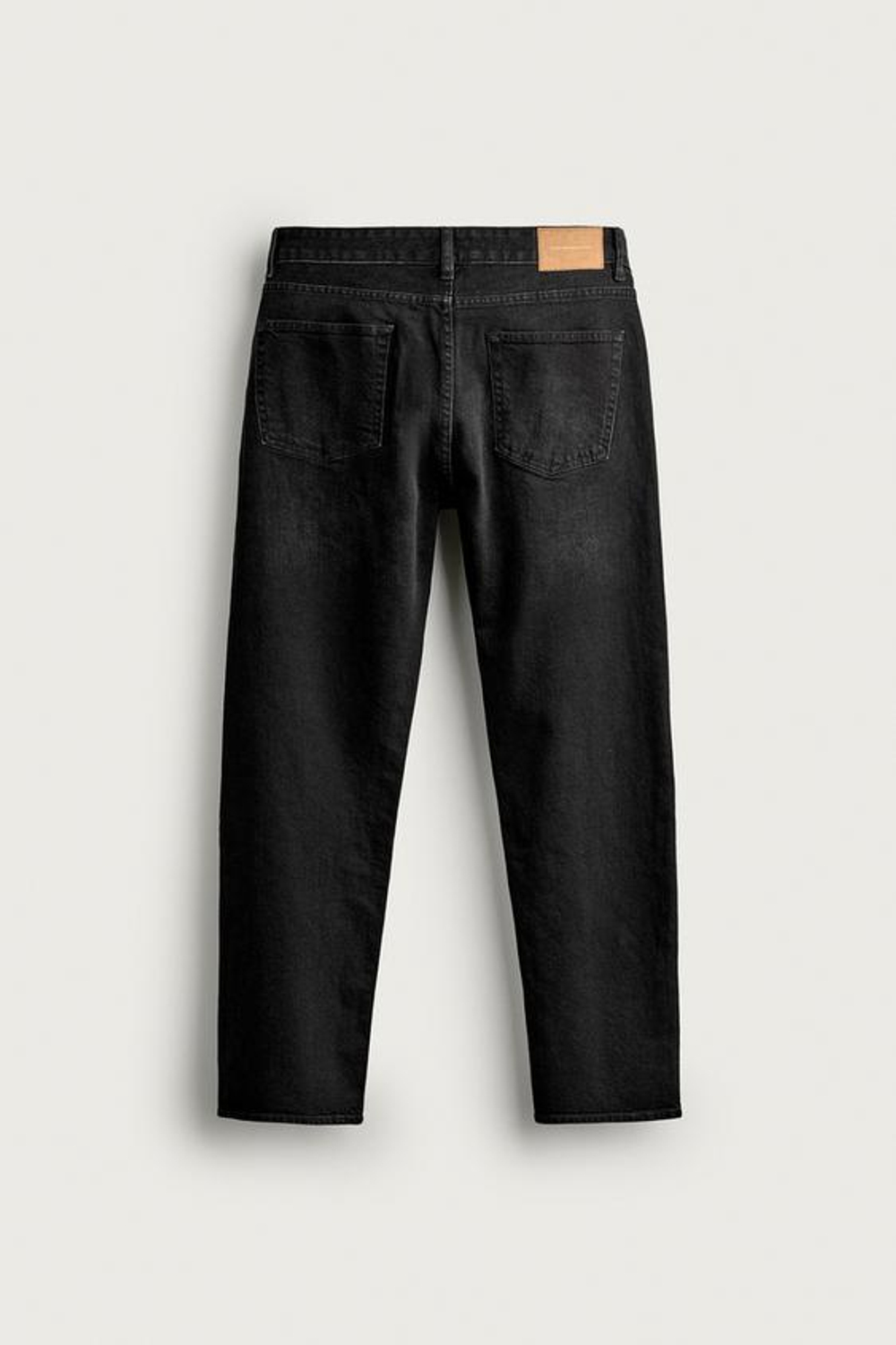 ZARA ДЖИНСЫ REGULAR FIT, ЧЕРНЫЙ