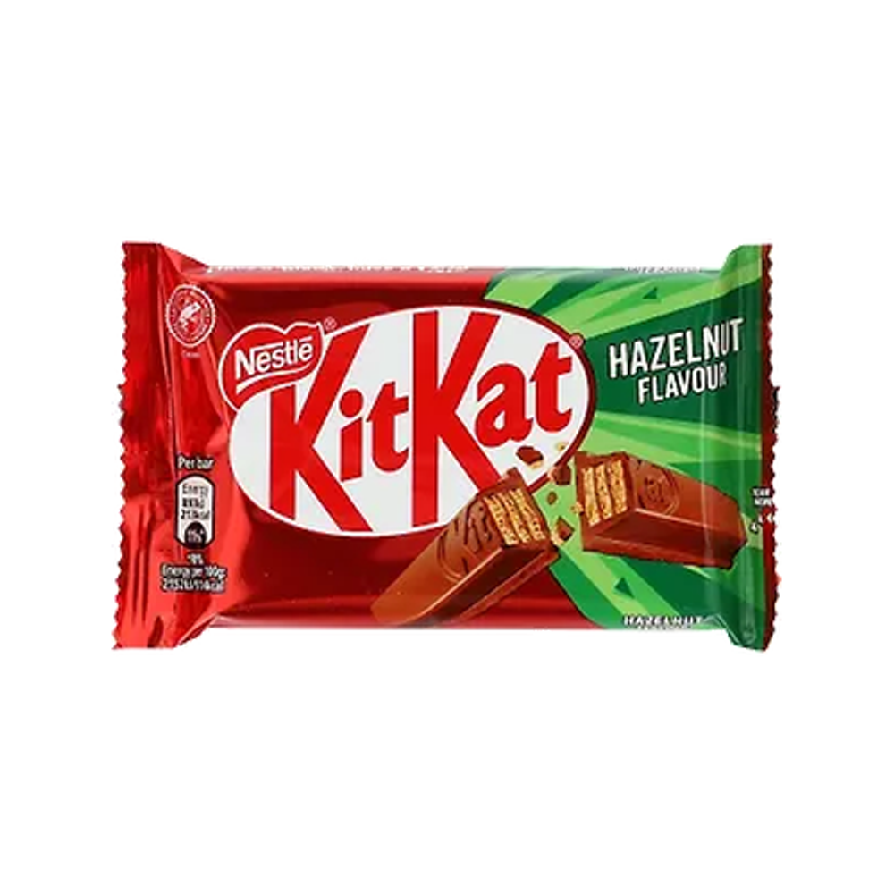KitKat 4 Fingers Hazelnut батончик в молочном шоколаде со вкусом фундука 41,5г