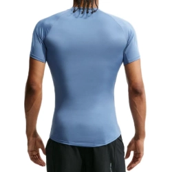 Теннисная футболка Nike Pro Dri-FIT Tight Short-Sleeve Fitness - storm indigo/black
