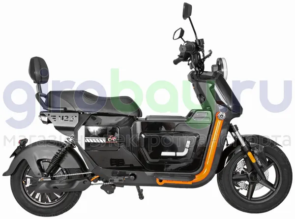 Электроскутер MAIKAOLIN U2 PRO 1500W (60V/70Ah) - Чёрный фото №8