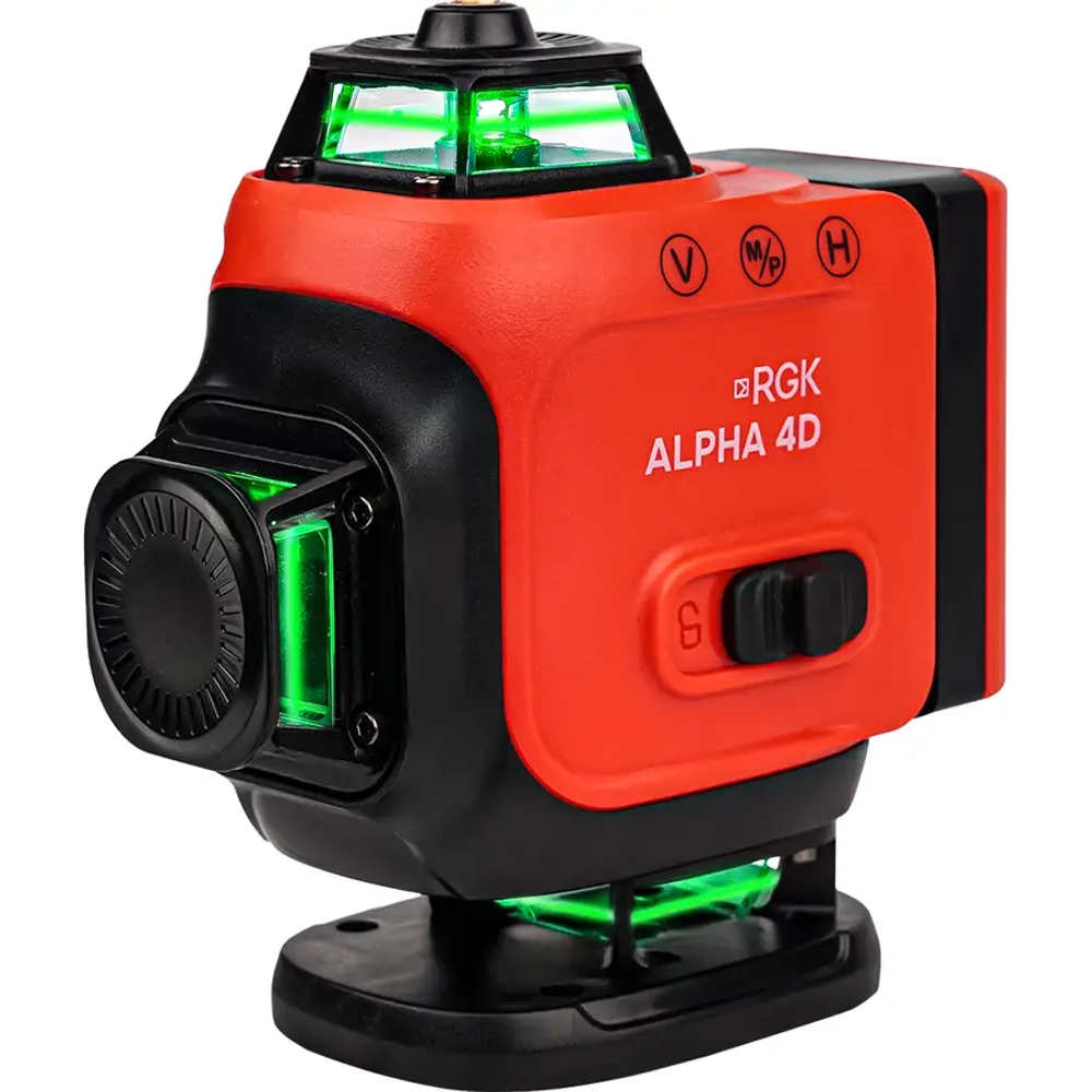 Лазерный уровень ALPHA 4D RGK 722880