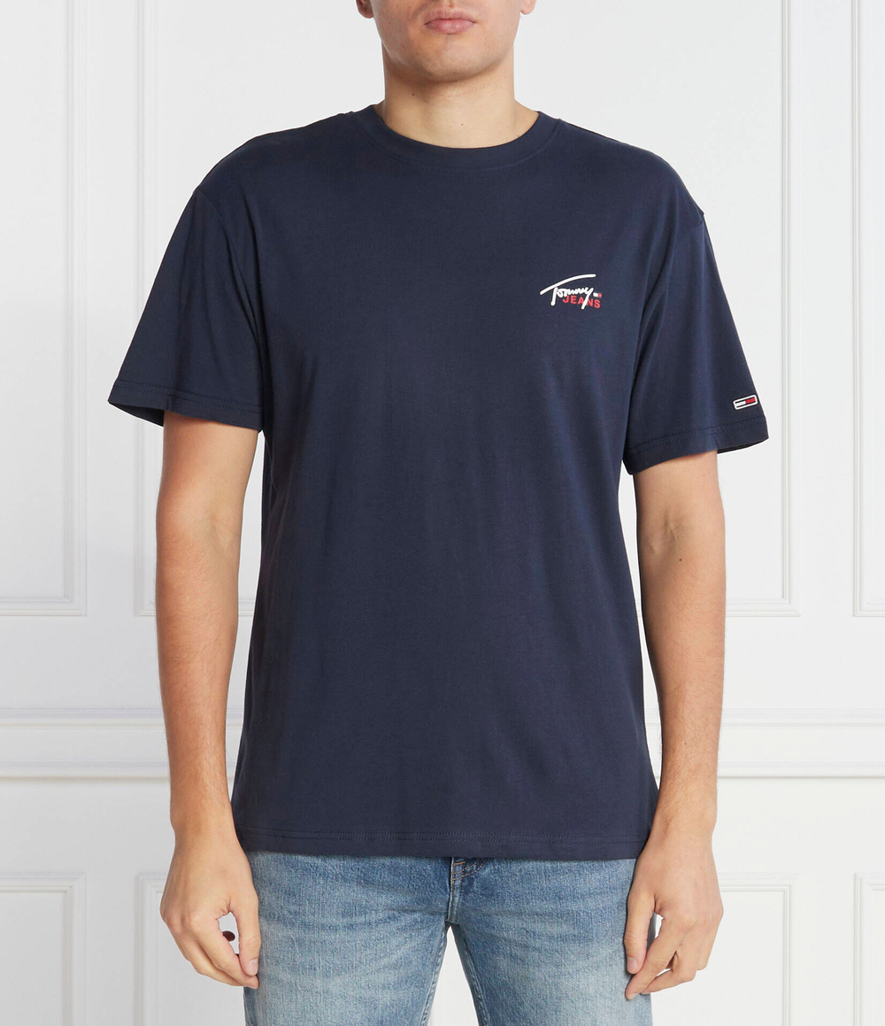 Футболка SMALL FLAG Tommy Jeans - темно-синий(DM0DM17714)