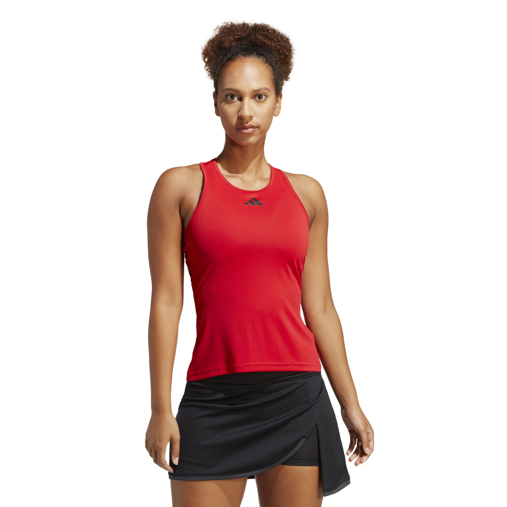 Женская теннисная майка adidas Club Tank Top Women - Red